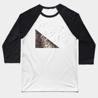 Marble and sequins Baseball T-Shirt